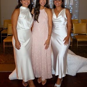 ZARA Blush Maxi Dress